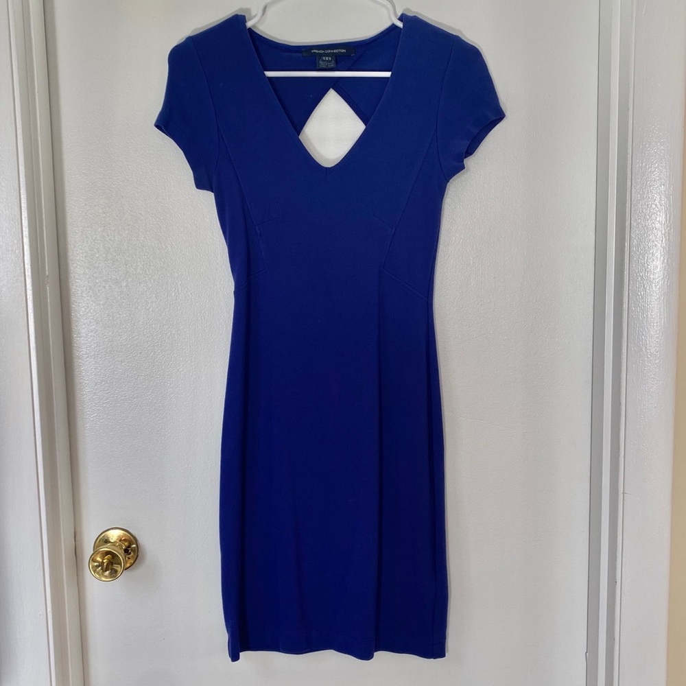 Blue Short Sleeve Dress | French Connection